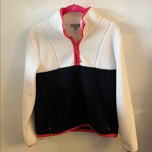 Talbots Cozy Sherpa Cowl Sweater